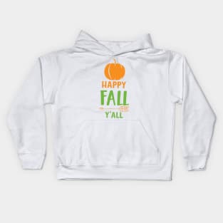 Happy Fall Y'all, Pumpkin, Arrow, Fall, Autumn Kids Hoodie